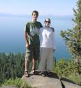 High over Tahoe at the California-Nevada border lookout (Lake Tahoe is shared by the two States).